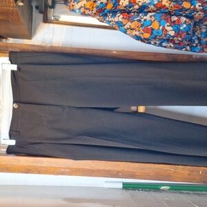 J. CREW BLACK WOOL SIZE 6 SLACKS PANTS
